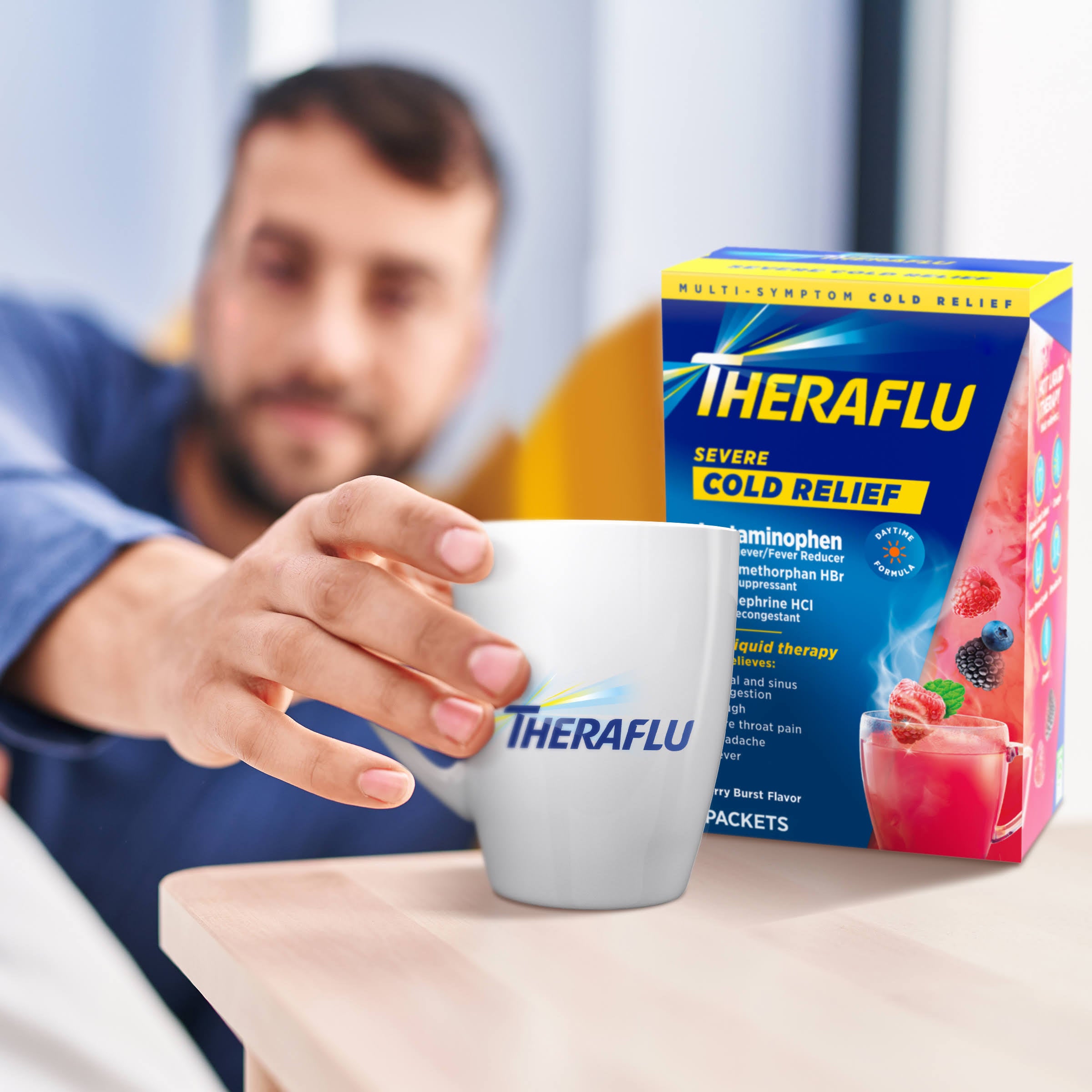 Theraflu Daytime Severe Cold & Cough, 6 Packets