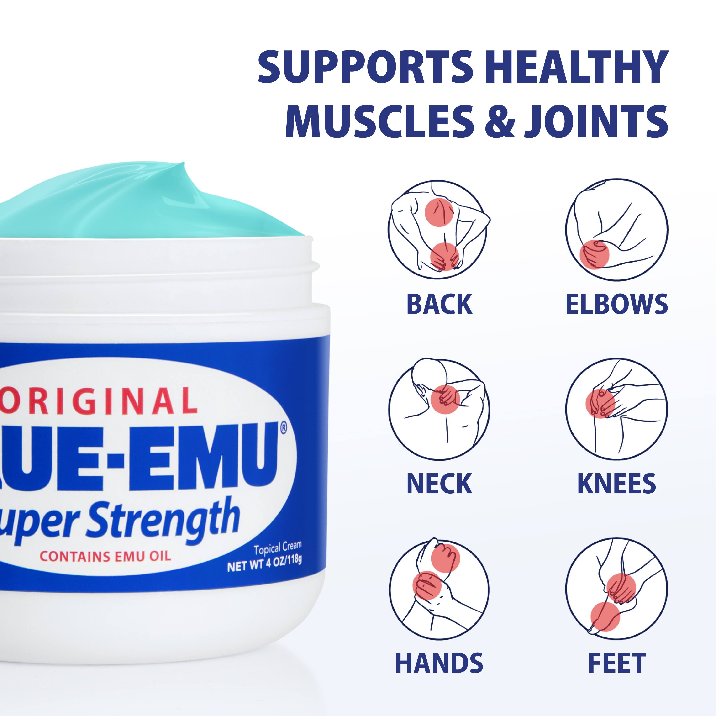 Blue-Emu Original Super Strength Pain Relieving Cream - 4 oz jar