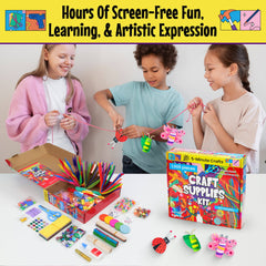 5-Minute Crafts, Arts & Crafts Supplies Kit, 1000 PC