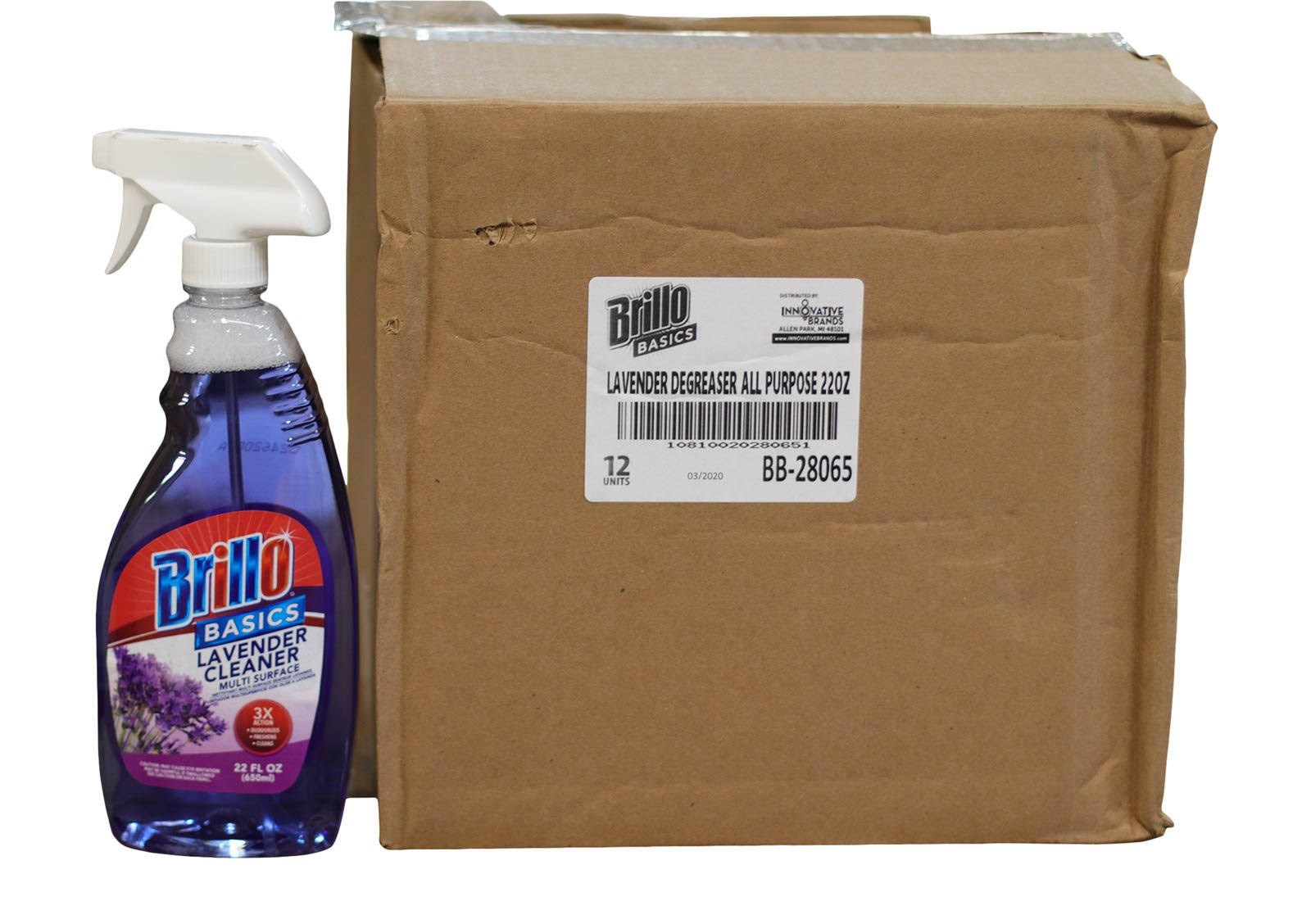 Brillo Basics Multi Surface Cleaner 22 fl oz Lavender