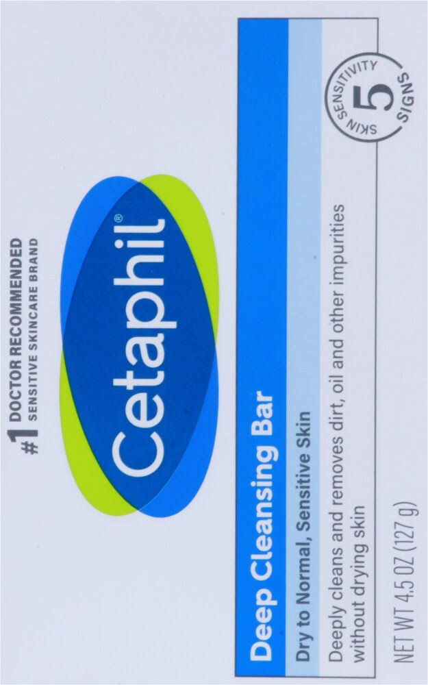 Cetaphil Deep Cleansing Bar (4.5 oz)
