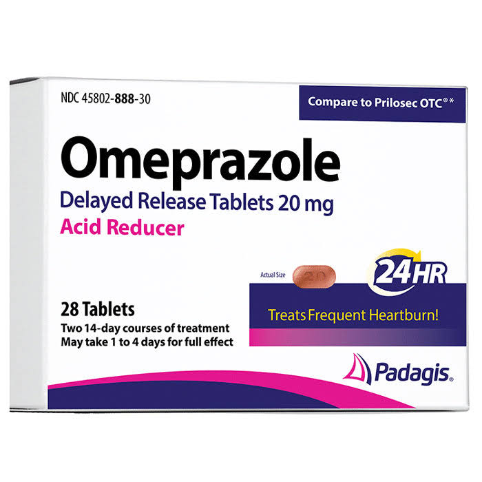 Omeprazole 20mg Dr Tablet 28ct Perrigo