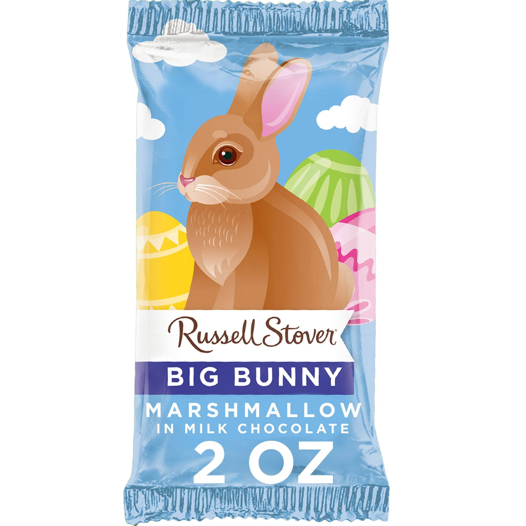 Russell Stover Milk Chocolate Marshmallow Big Bunny 2 oz