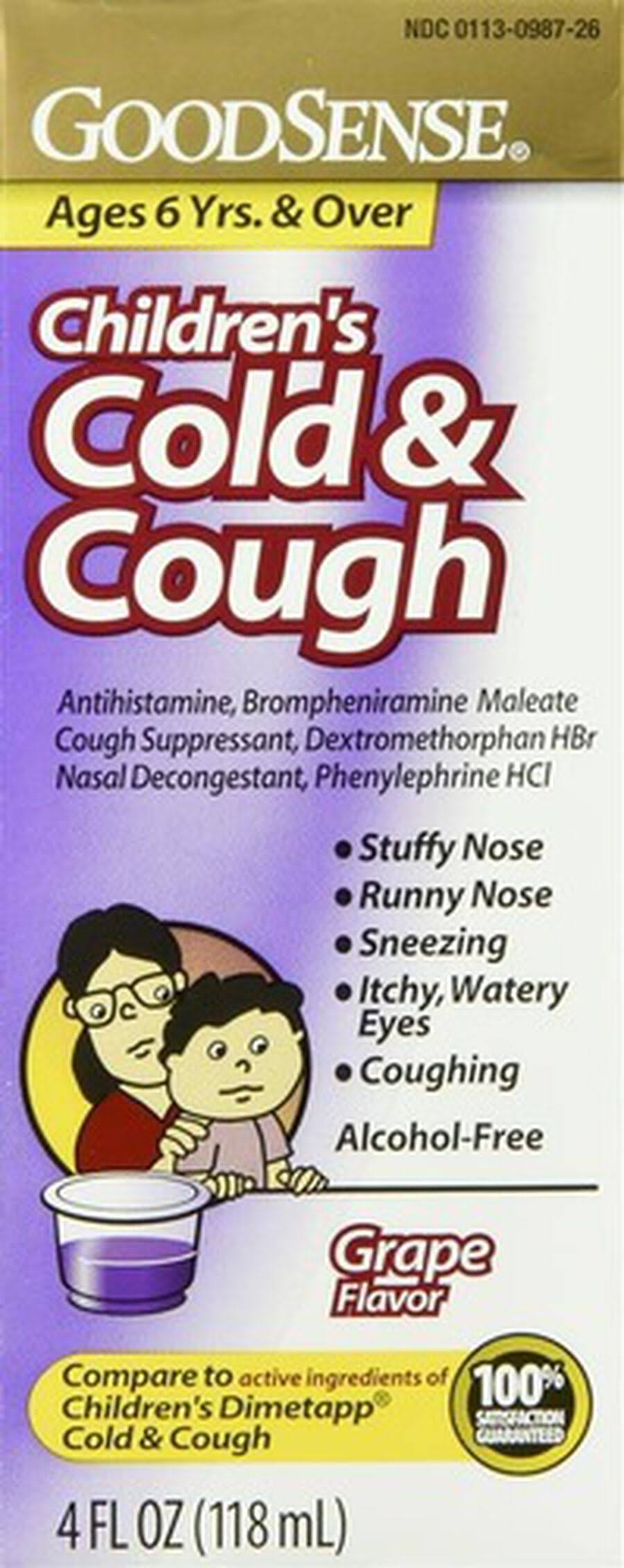 Goodsense Nite Time Cold and Cough Relief Liquid 4 oz.