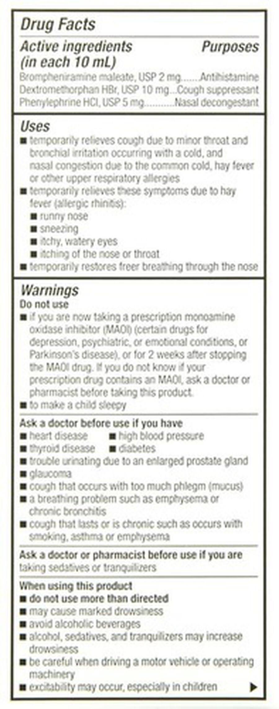Goodsense Nite Time Cold and Cough Relief Liquid 4 oz.