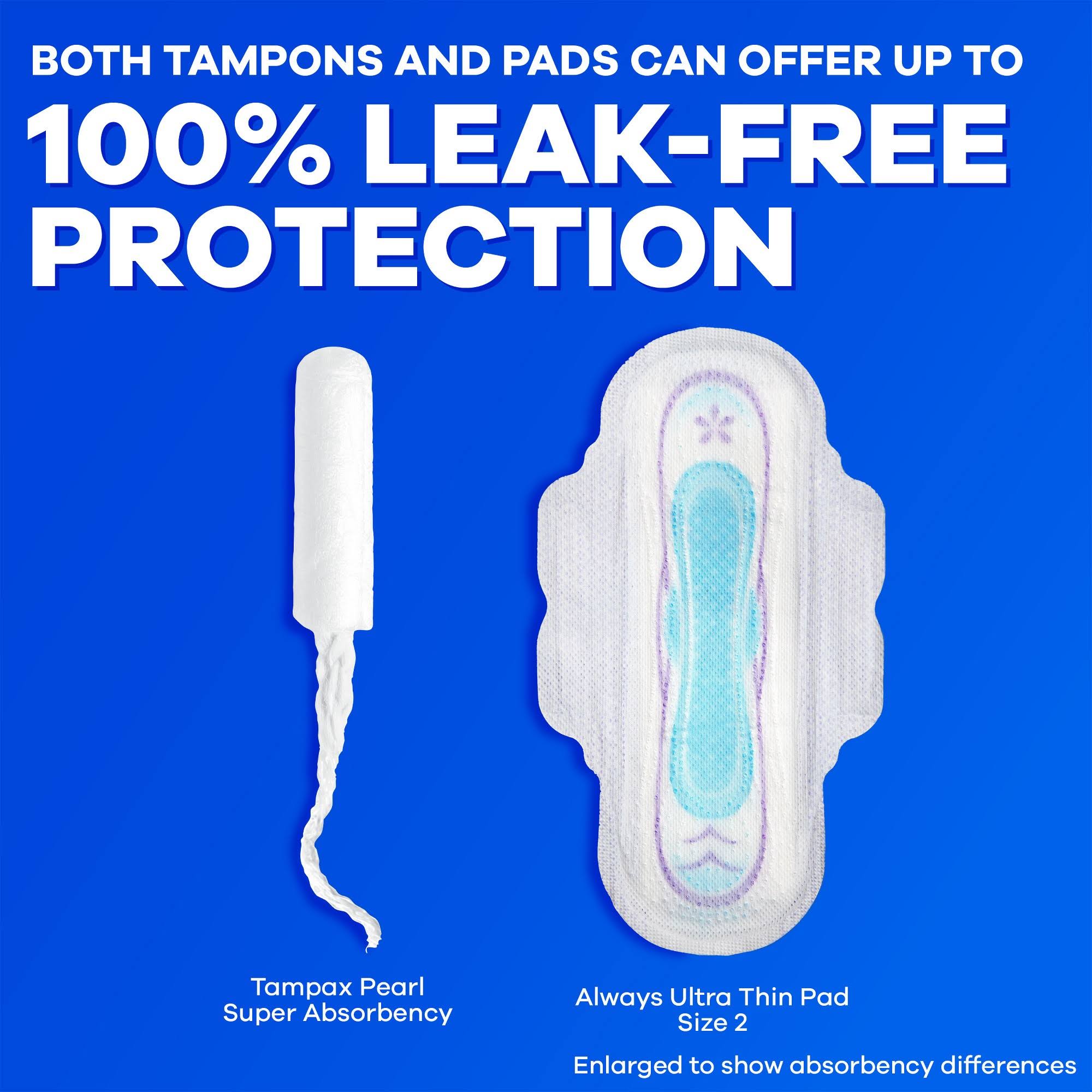 Tampax Pearl Regular Unscented Tampons - 18 count box