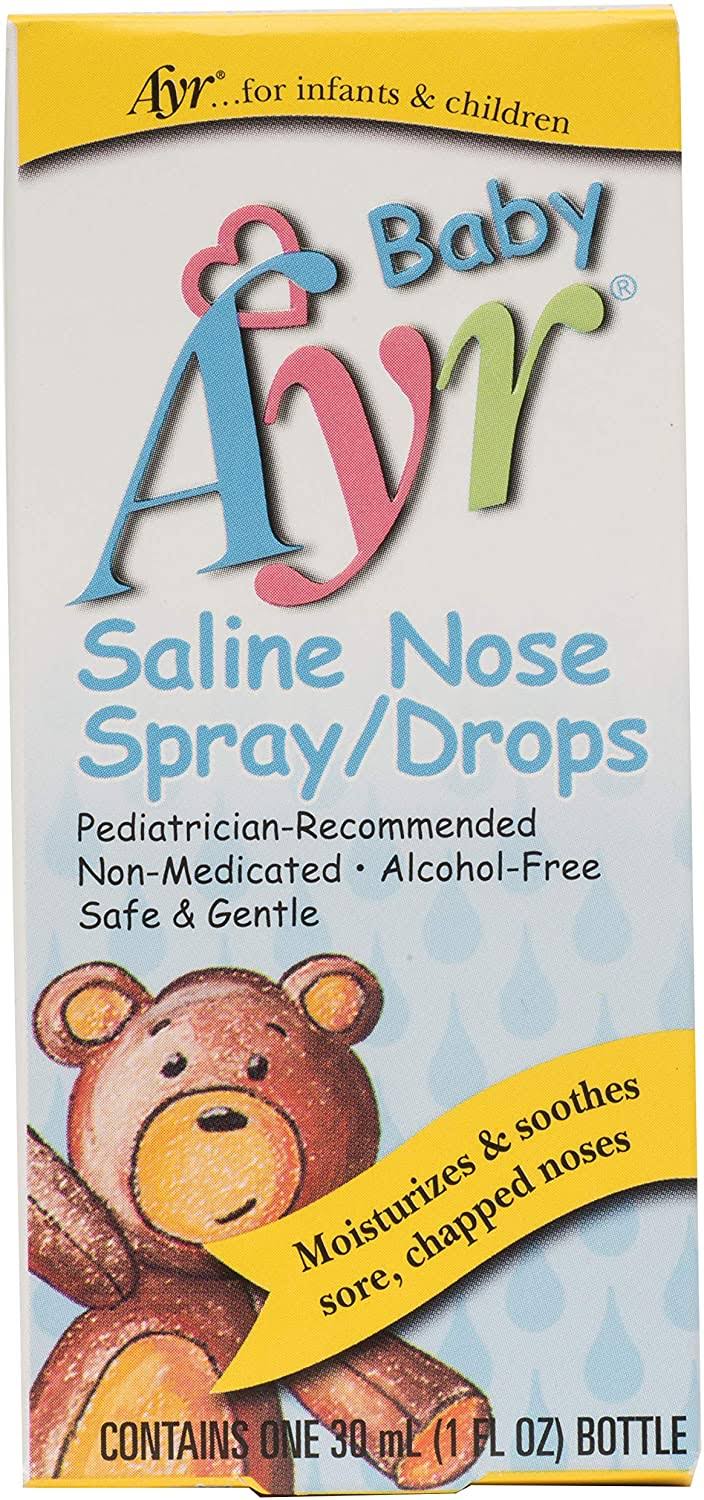 Baby Ayr Saline Nose Spray/Drops 1fl. oz.
