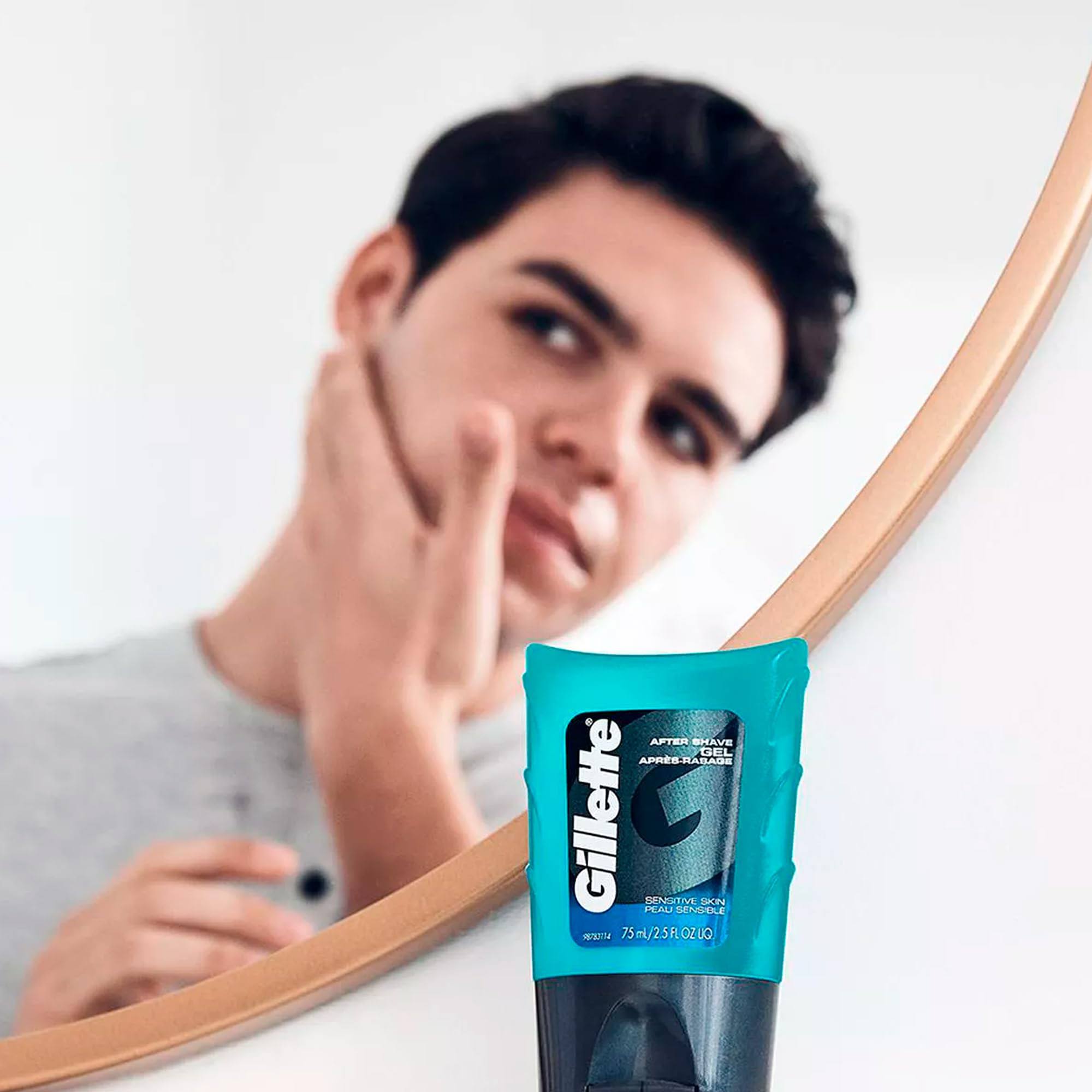 Gillette Sensitive Skin After Shave Gel - 2.5 fl oz tube