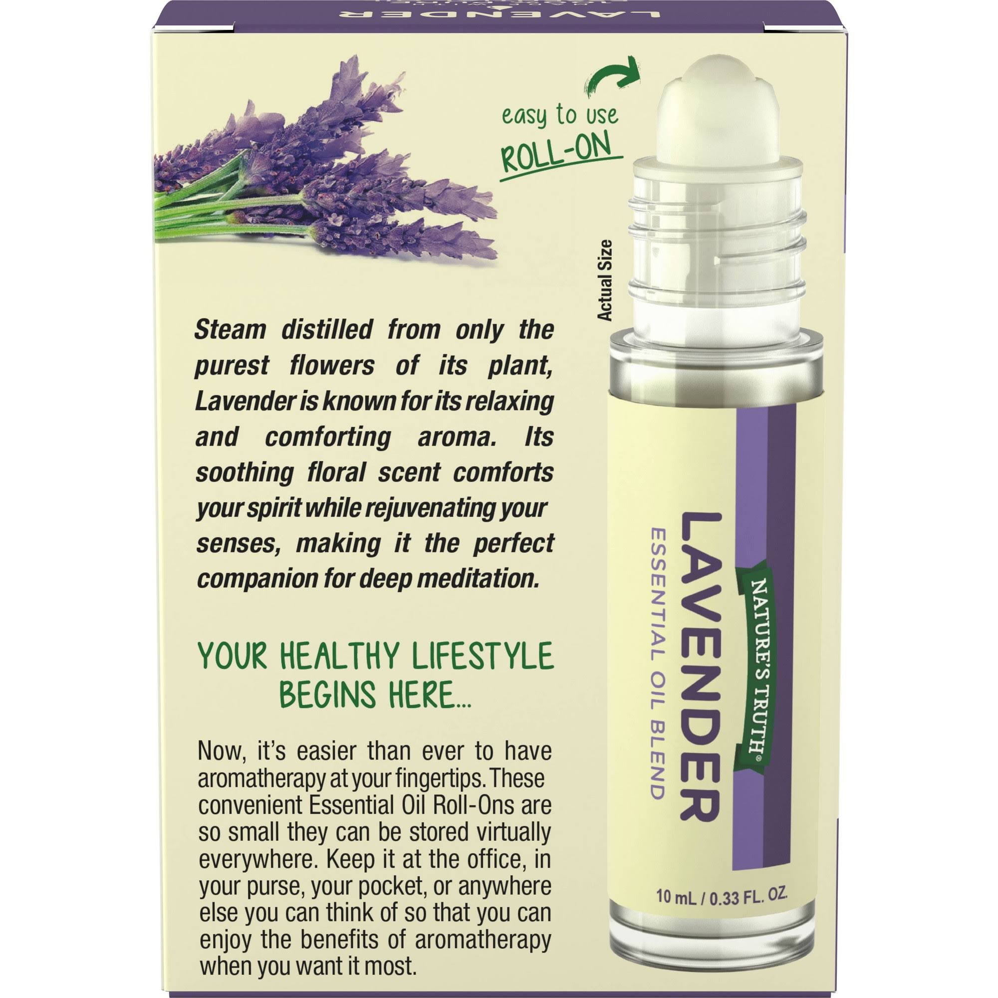 Nature's Truth Lavender Essential Oil Roll-On