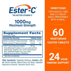 Ester-C 1000 mg Coated Tablets, 60 EA