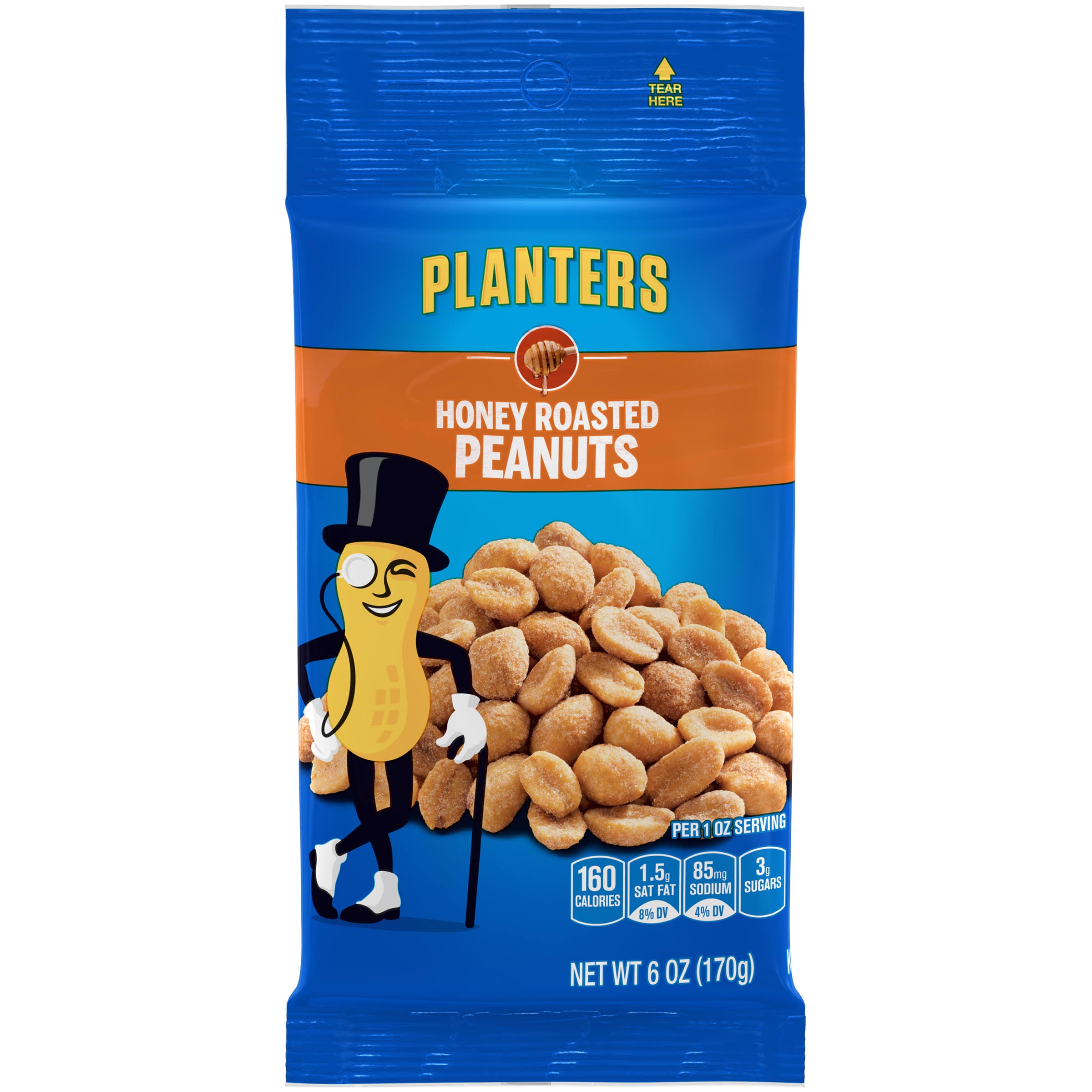 Planters Honey Roasted Peanuts 6 oz