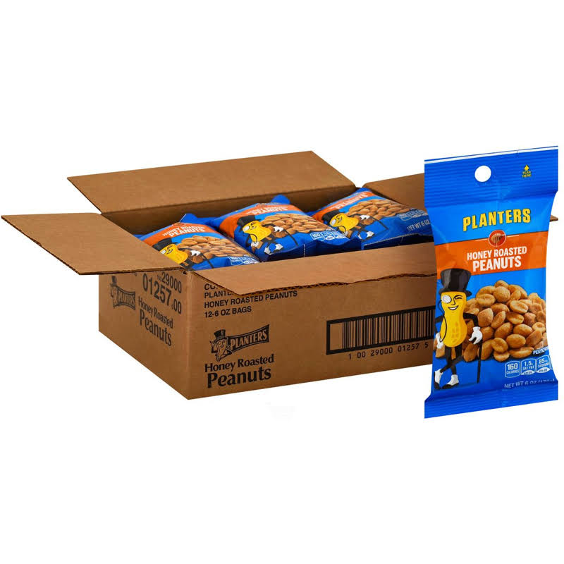 Planters Honey Roasted Peanuts 6 oz