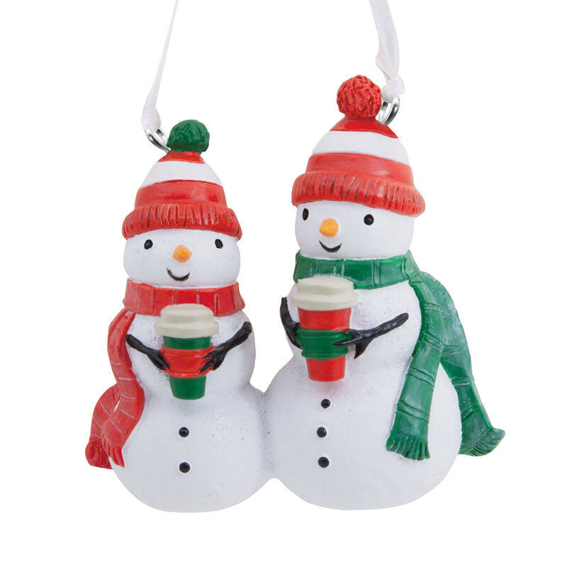 Coffee with Snowman Friends Hallmark Ornament