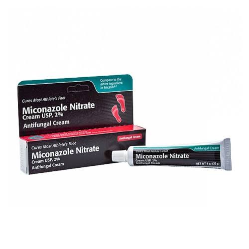 H2 Pharma Miconazole Nitrate USP 2% Antifungal Cream - 1 oz