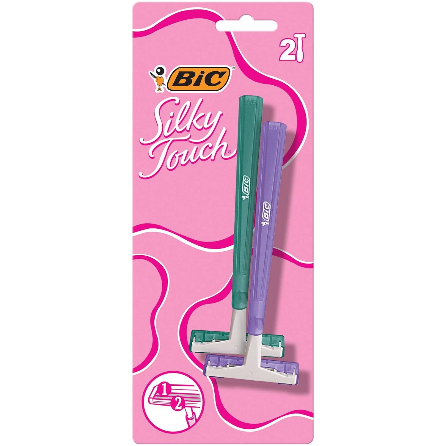 Bic Silky Touch 2 Pack Razors