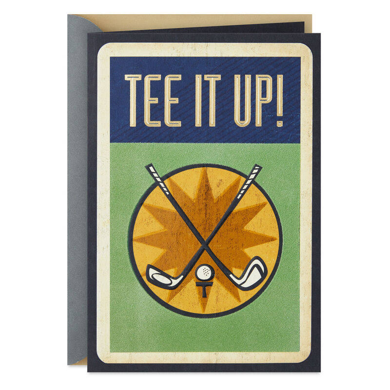 Hallmark Father's Day Card, You're Way Above par Father's Day Card
