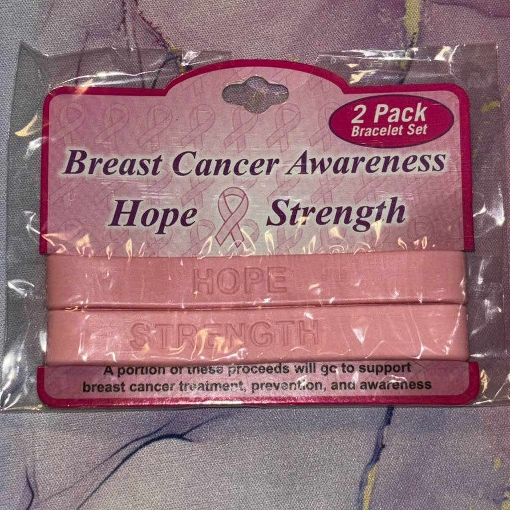 Breast Cancer Awareness Band Bracelet (Pack of 72)