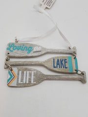 Loving Lake Life Paddles Hallmark Ornament