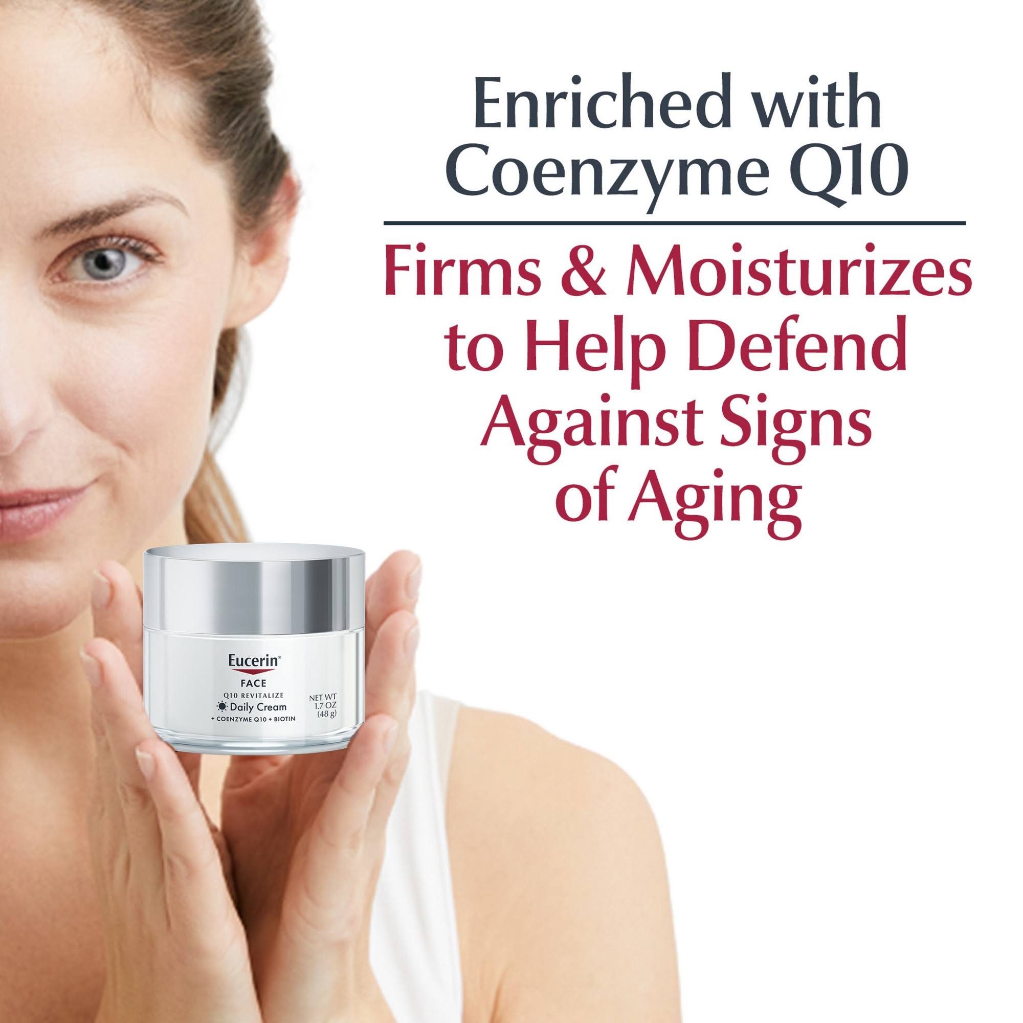 Eucerin Q10 Anti-Wrinkle Sensitive Skin Face Creme 1.7 oz
