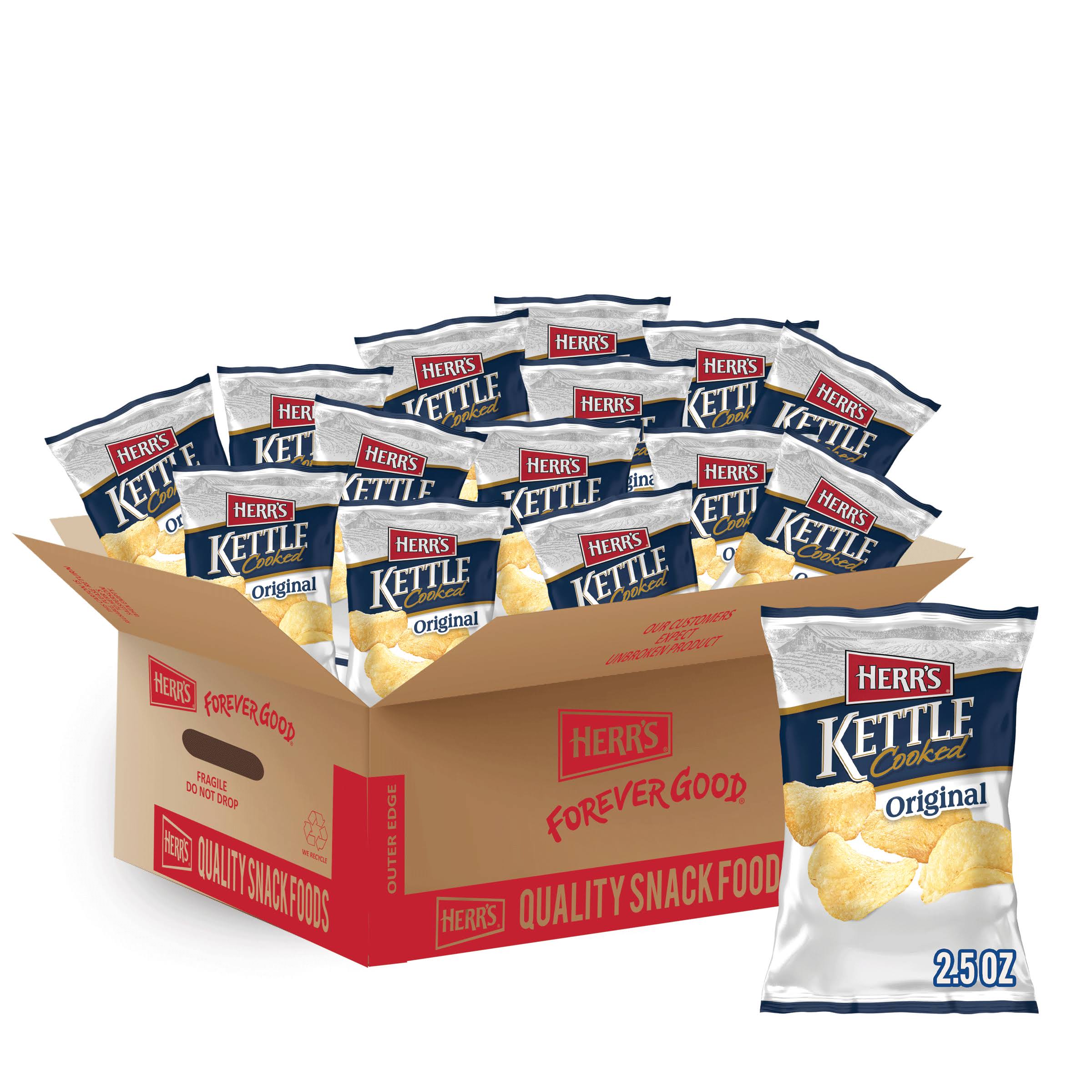 Herr's Kettle Cooked Original Potato Chips (2.5 oz)