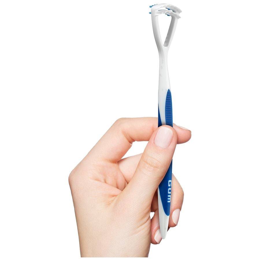 GUM Dual-Action Tongue Cleaner