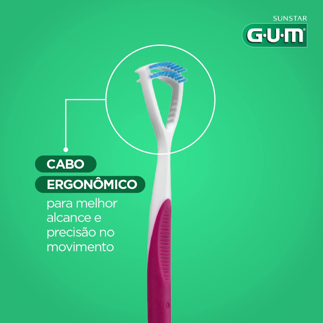 GUM Dual-Action Tongue Cleaner