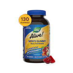 Alive! Men's Gummy Multivitamin | Nature's Way 60 Gummies / Fruit