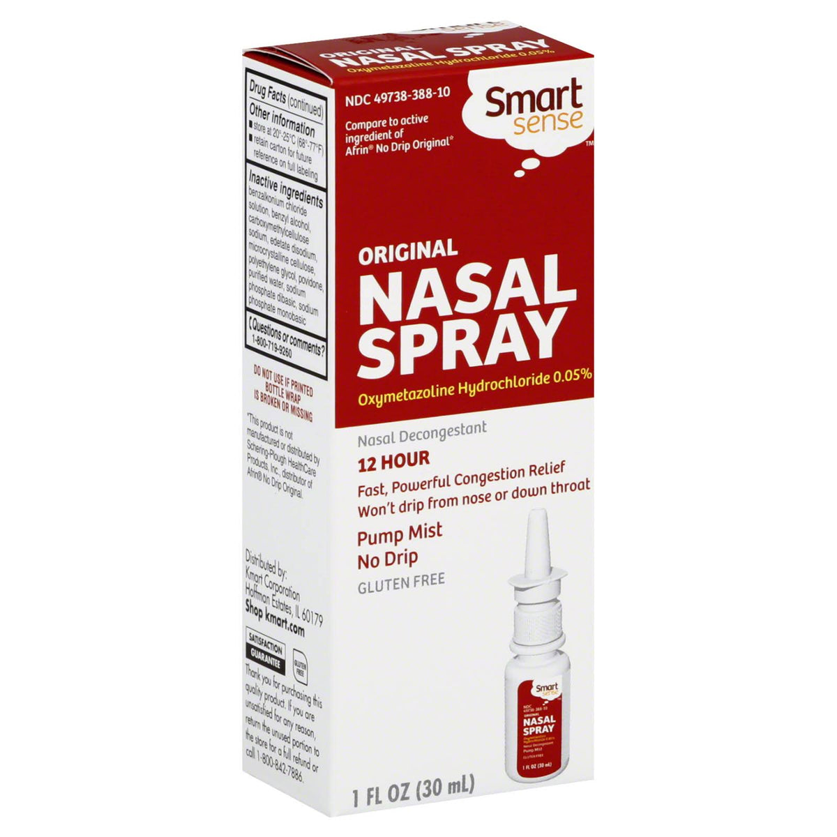 Goodsense No Drip 12-Hour Pump Mist Nasal Spray