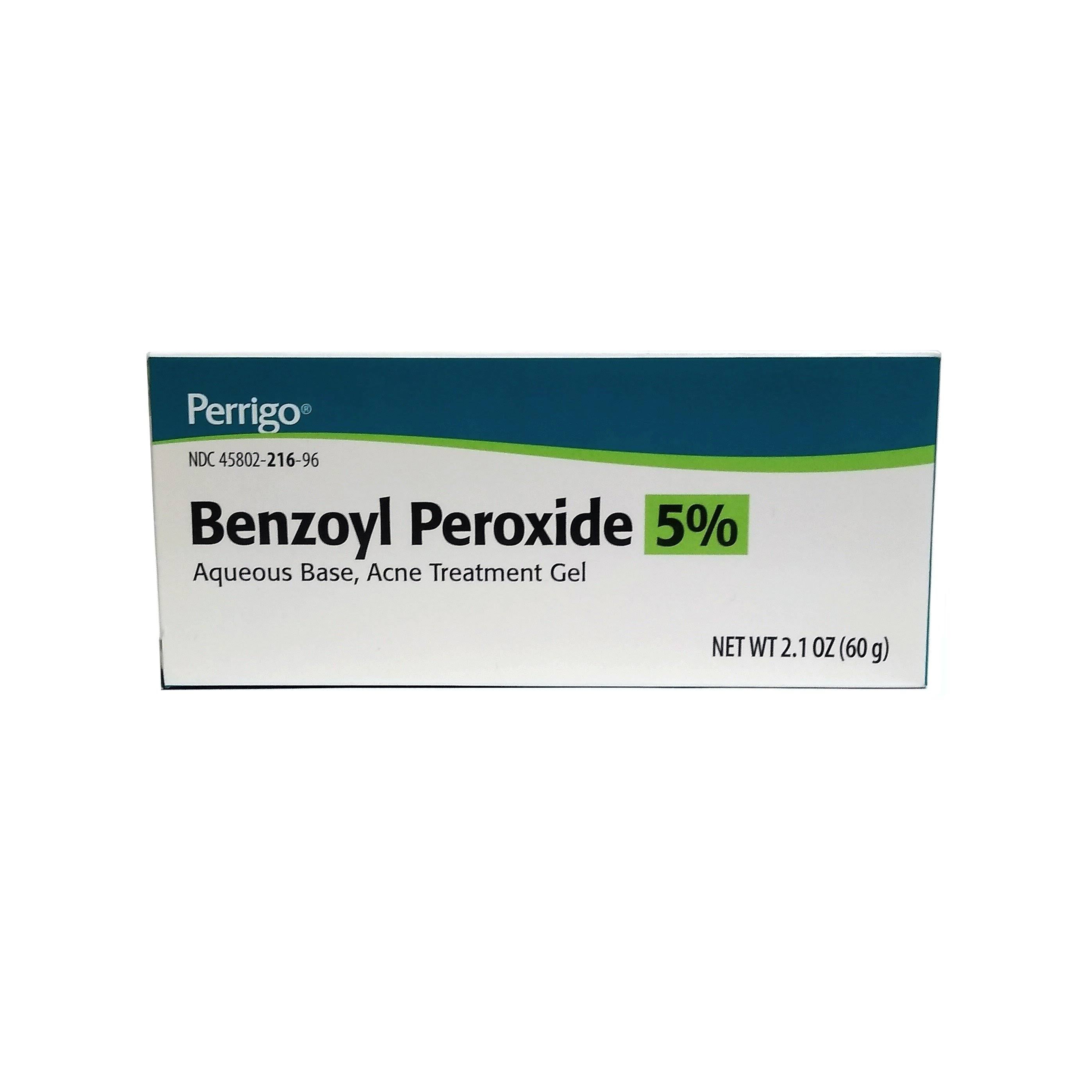 Perrigo Benzoyl Peroxide 5% Acne Treatment Gel - 2.1 oz tube