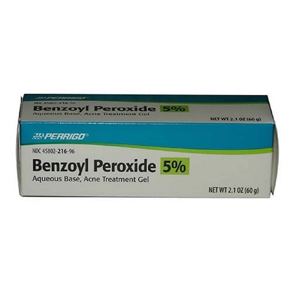 Perrigo Benzoyl Peroxide 5% Acne Treatment Gel - 2.1 oz tube