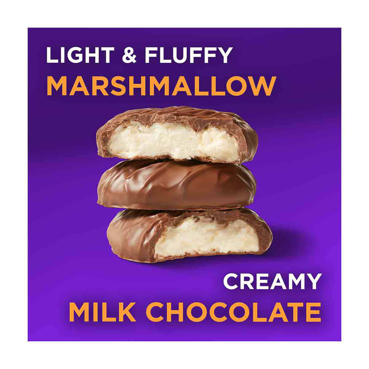 Russell Stover Halloween Milk Chocolate Caramel and Marshmallow Pumpkin - 1.3 oz