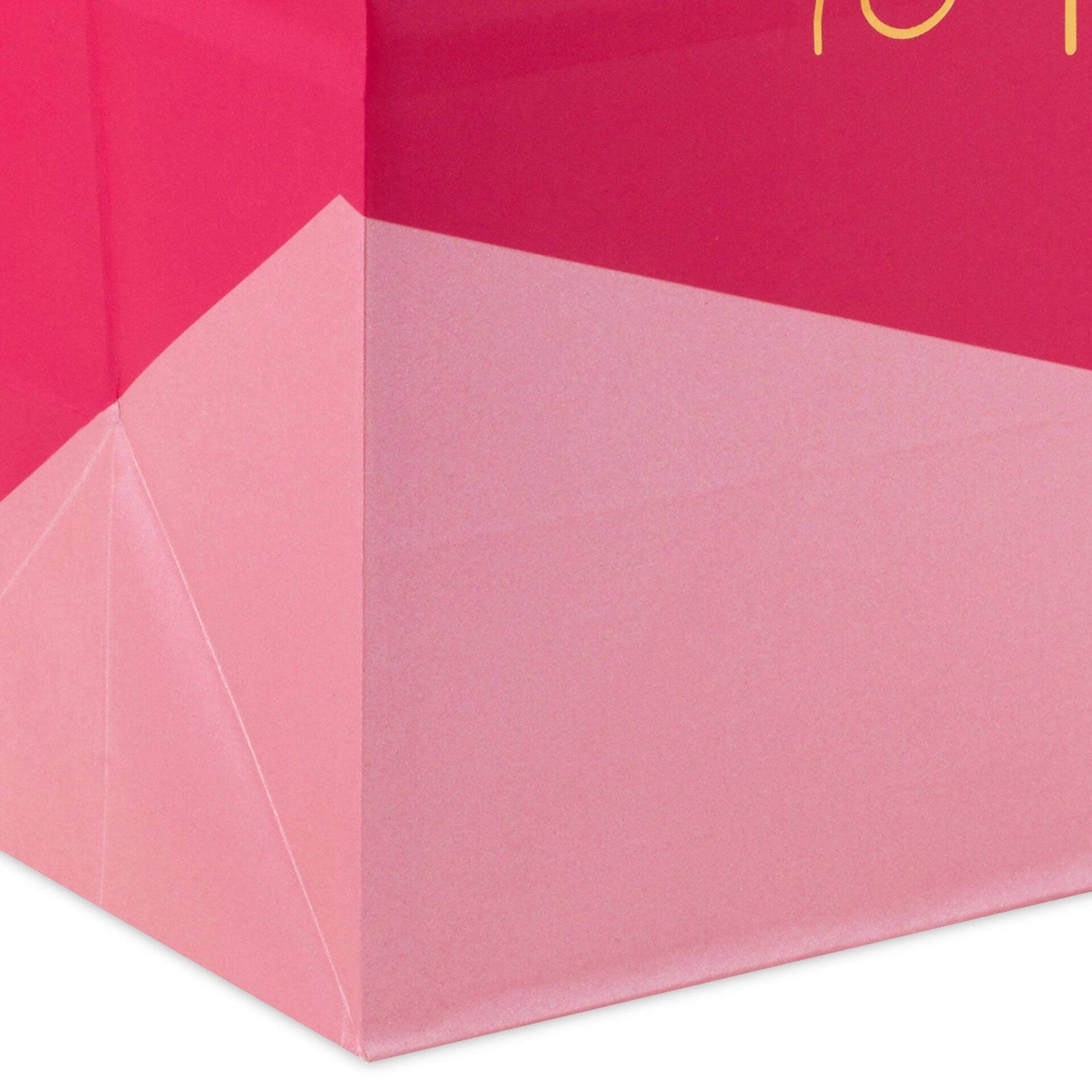 Hallmark 13" Happy Birthday On Pink Large Gift Bag