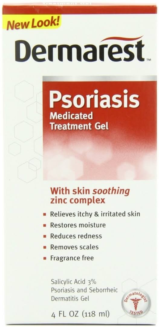 Dermarest Psoriasis Medicated Skin Treatment Gel, 4 oz.