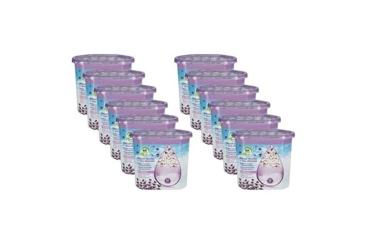 12pk Air Fusion Moisture Absorber Lavender Vanilla 396.96g Odour Eliminator