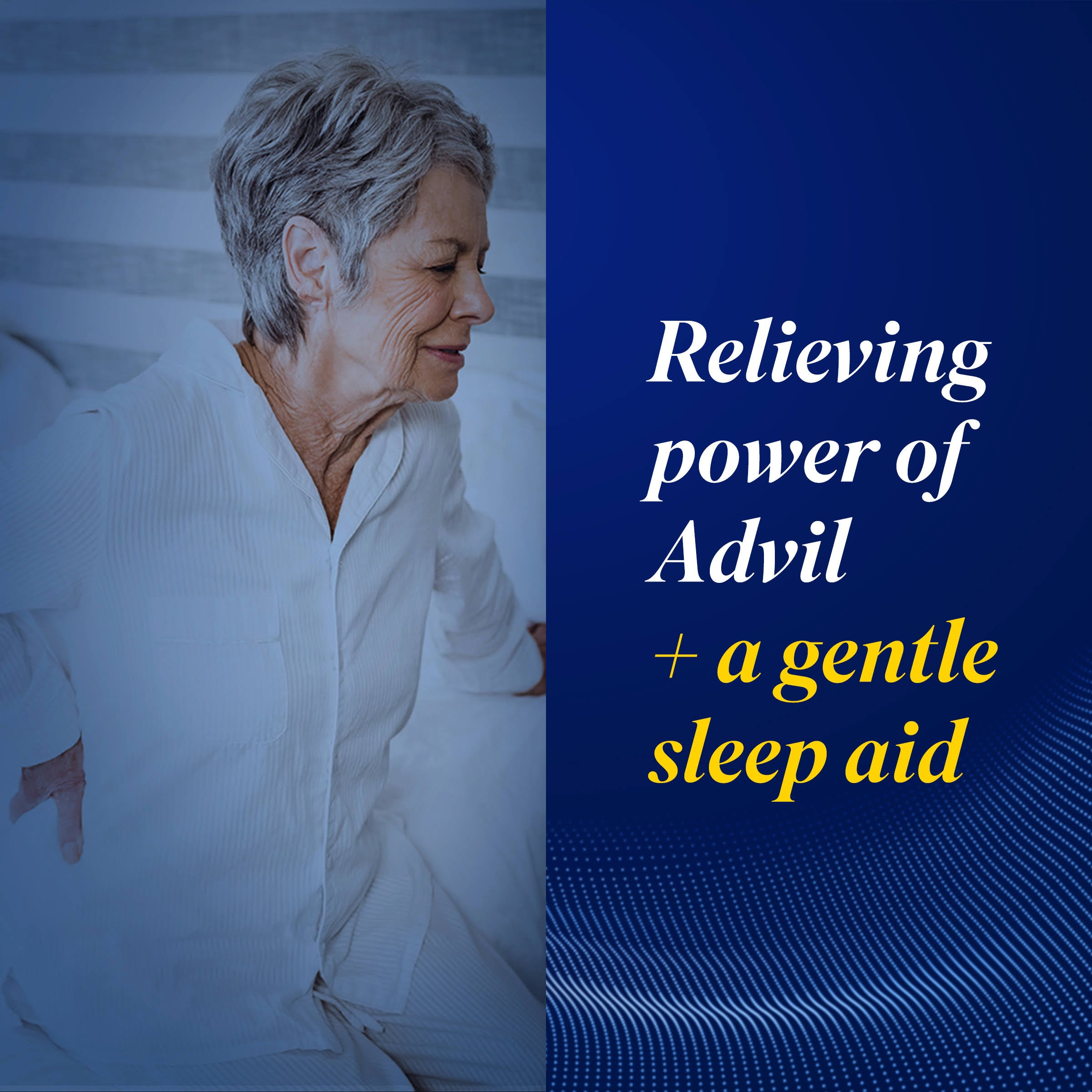 Advil PM Ibuprofen/Pain Reliever/Nighttime Sleep-Aid, Coated Caplets - 40 count