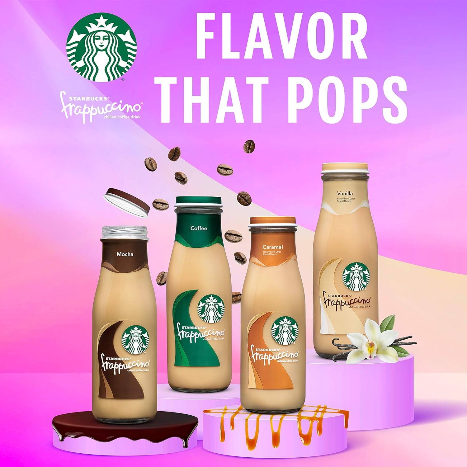 Starbucks Frappuccino Coffee Drink, Vanilla - 13.7 fl oz bottle