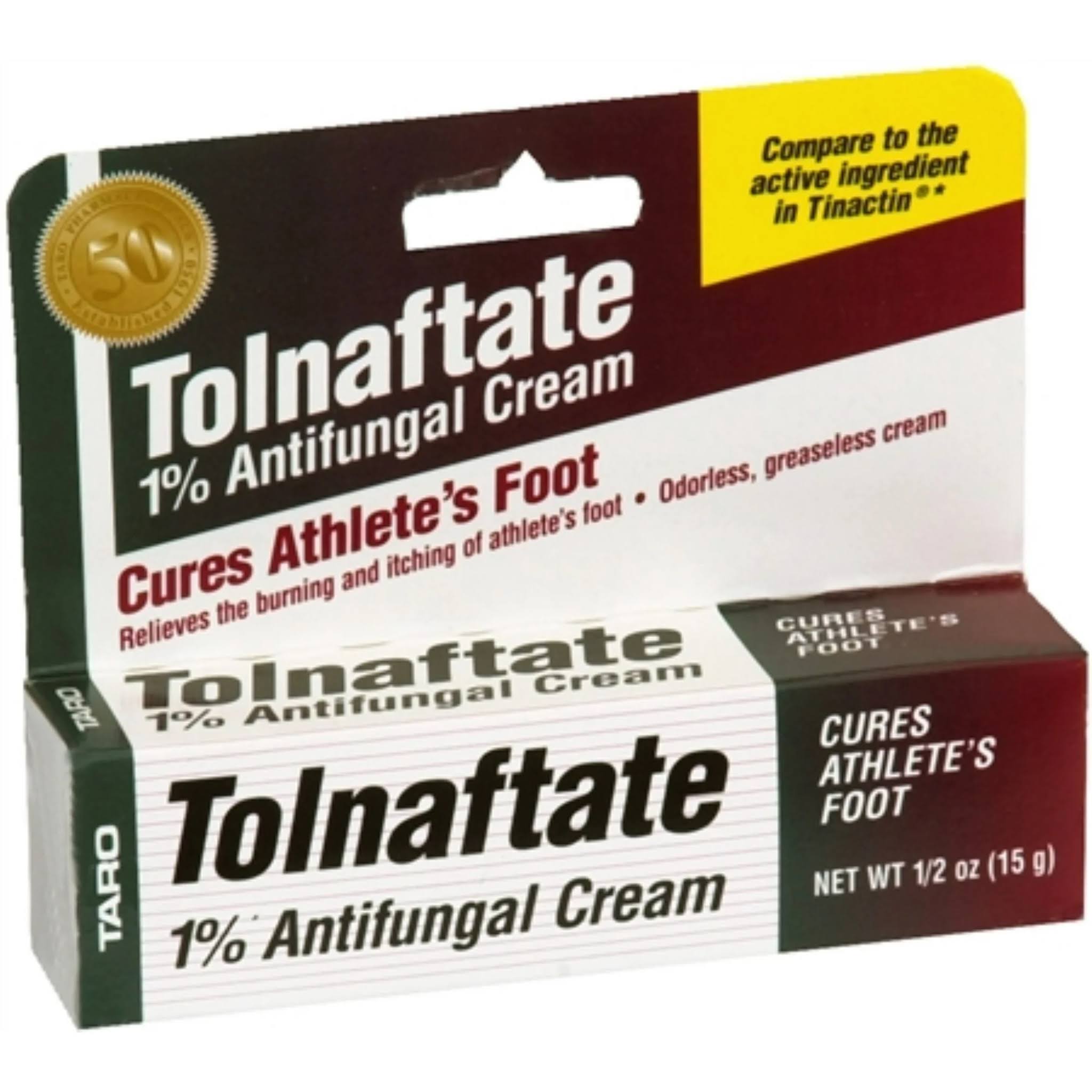 Tolnaftate, 1% Antifungal Cream - 0.50 Ounce