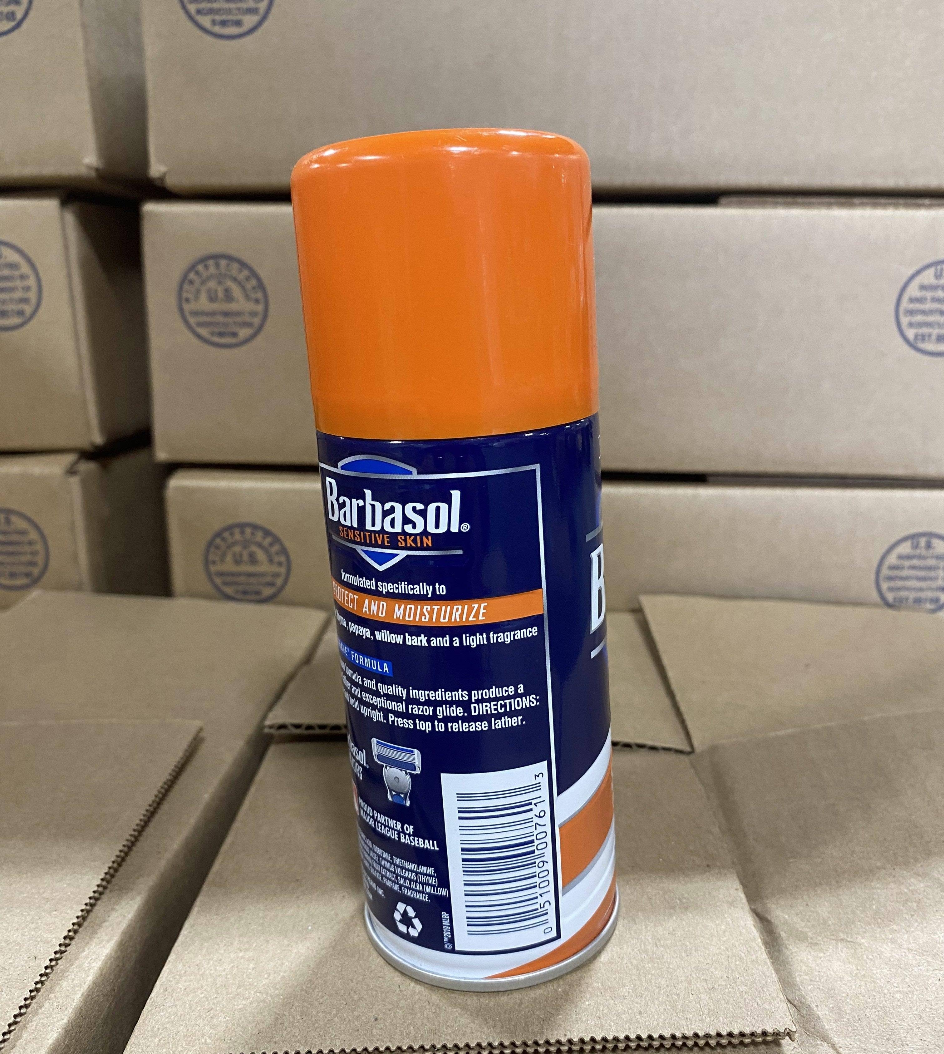 Barbasol Sensitive Skin Thick & Rich Shaving Cream, 7 oz