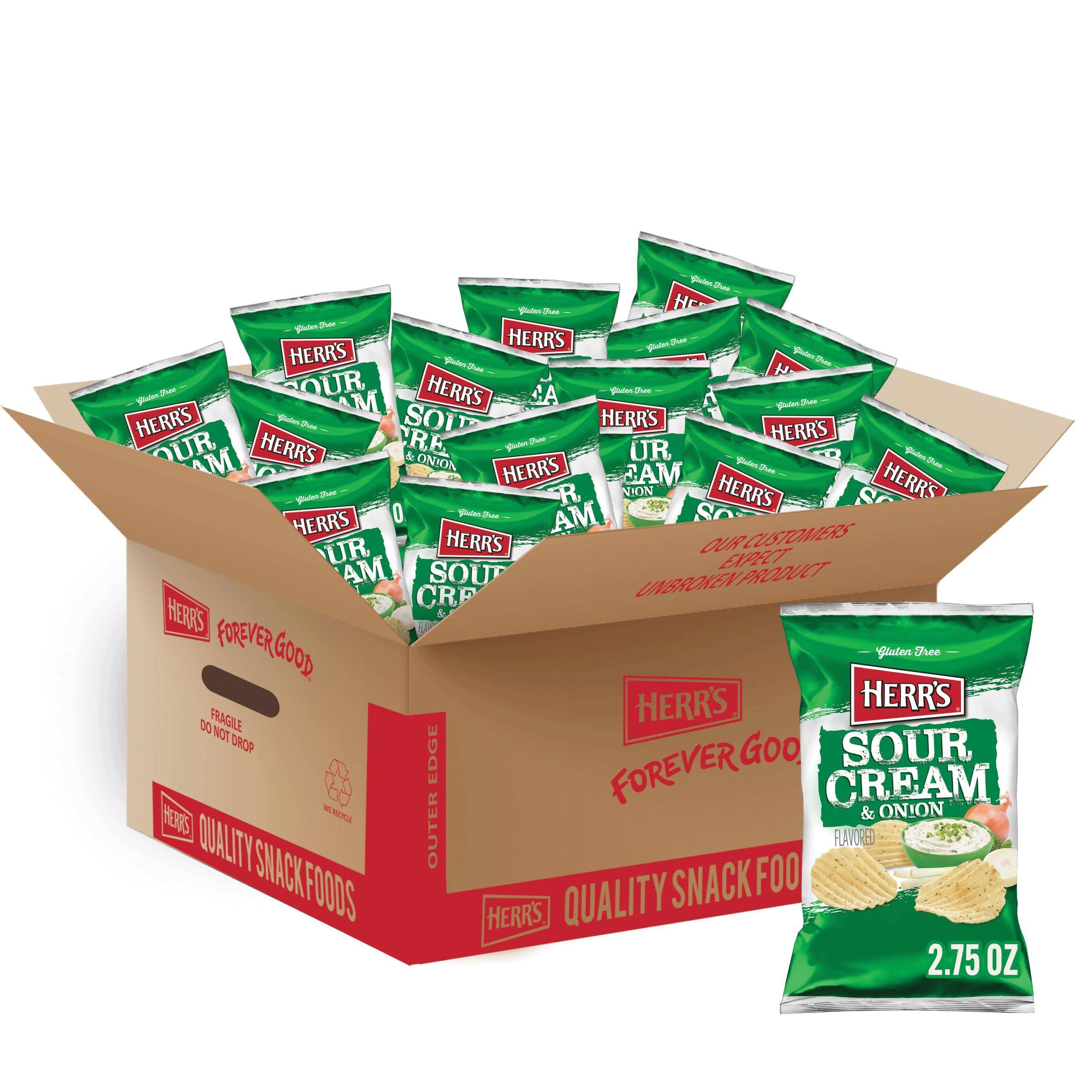 Herr's Sour Cream & Onion Chips 2.75oz
