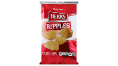 Herr's Gluten Free Ripples Potato Chips 2.875 oz Bag
