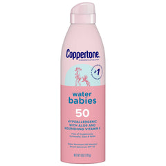 Coppertone SPF 50 Water Babies Sunscreen Lotion Spray 6oz