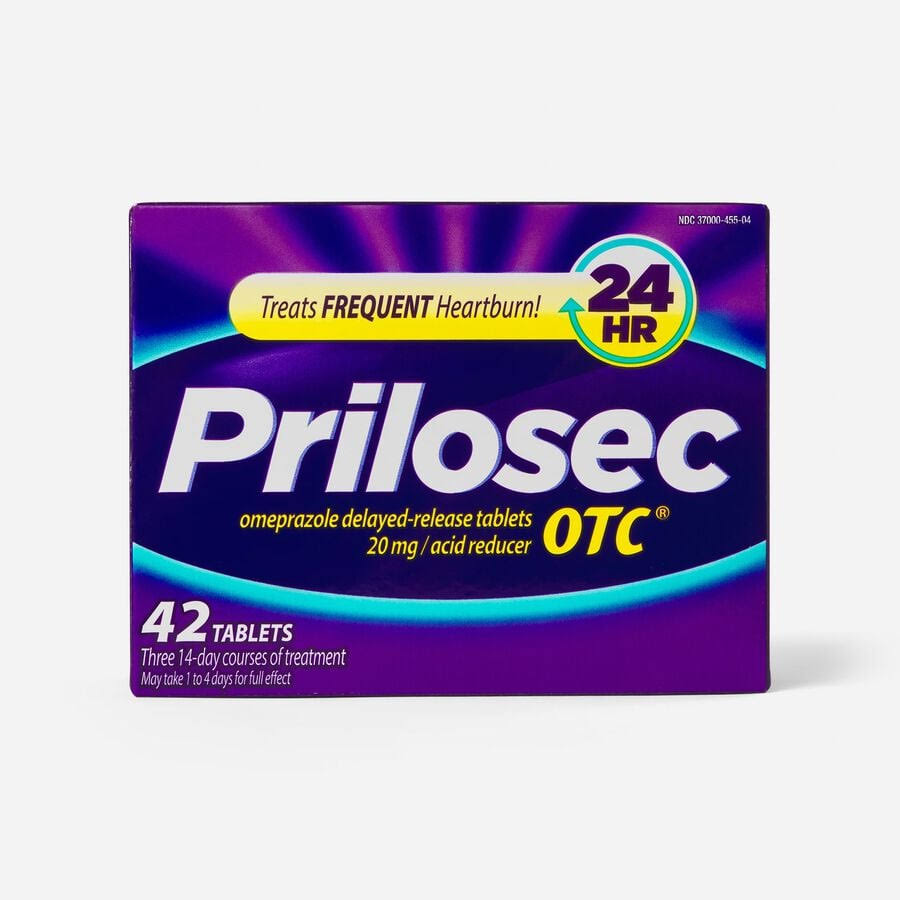 Prilosec OTC 24 Hr Acid Reducer Delayed-Release Tablets 20 Mg (42 ct) | Acme