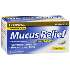 Guaifenesin 400 mg - 30 Tablets by Goodsense