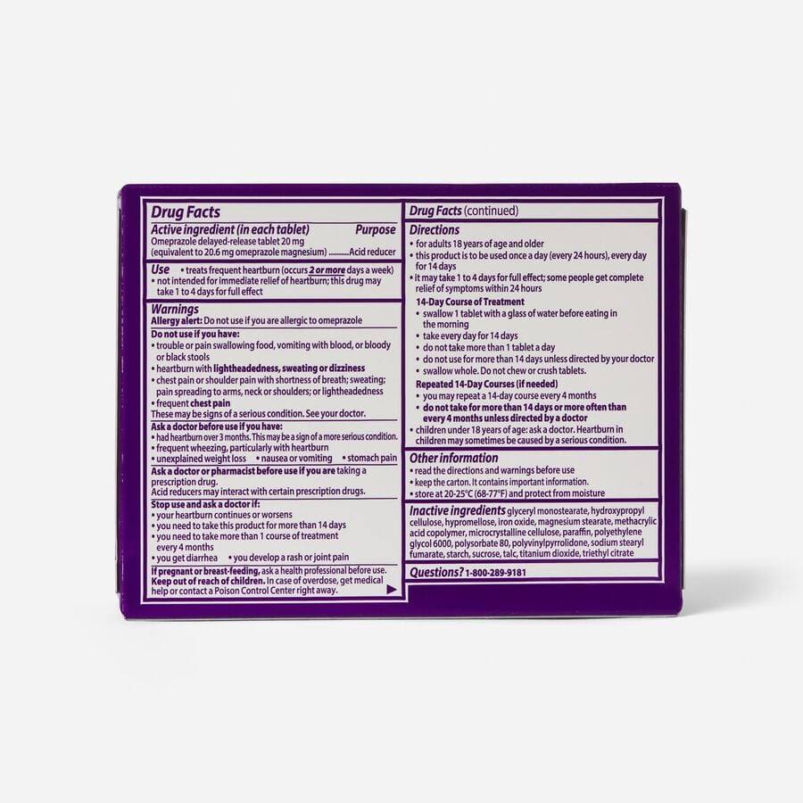Prilosec OTC 24 Hr Acid Reducer Delayed-Release Tablets 20 Mg (42 ct) | Acme