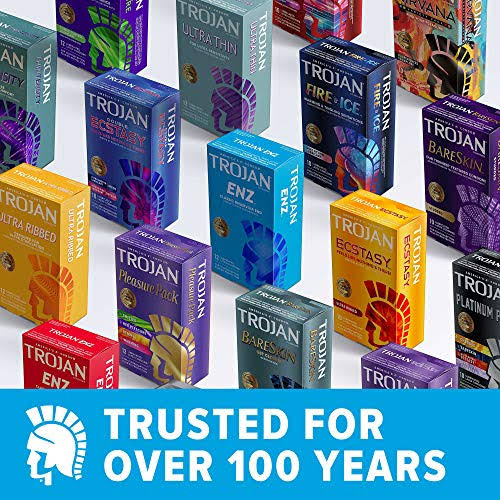 Trojan Enz Non-Lubricated Condoms - 3 Pack
