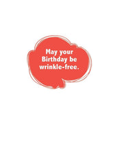 Card Wrinkle Free Birthday