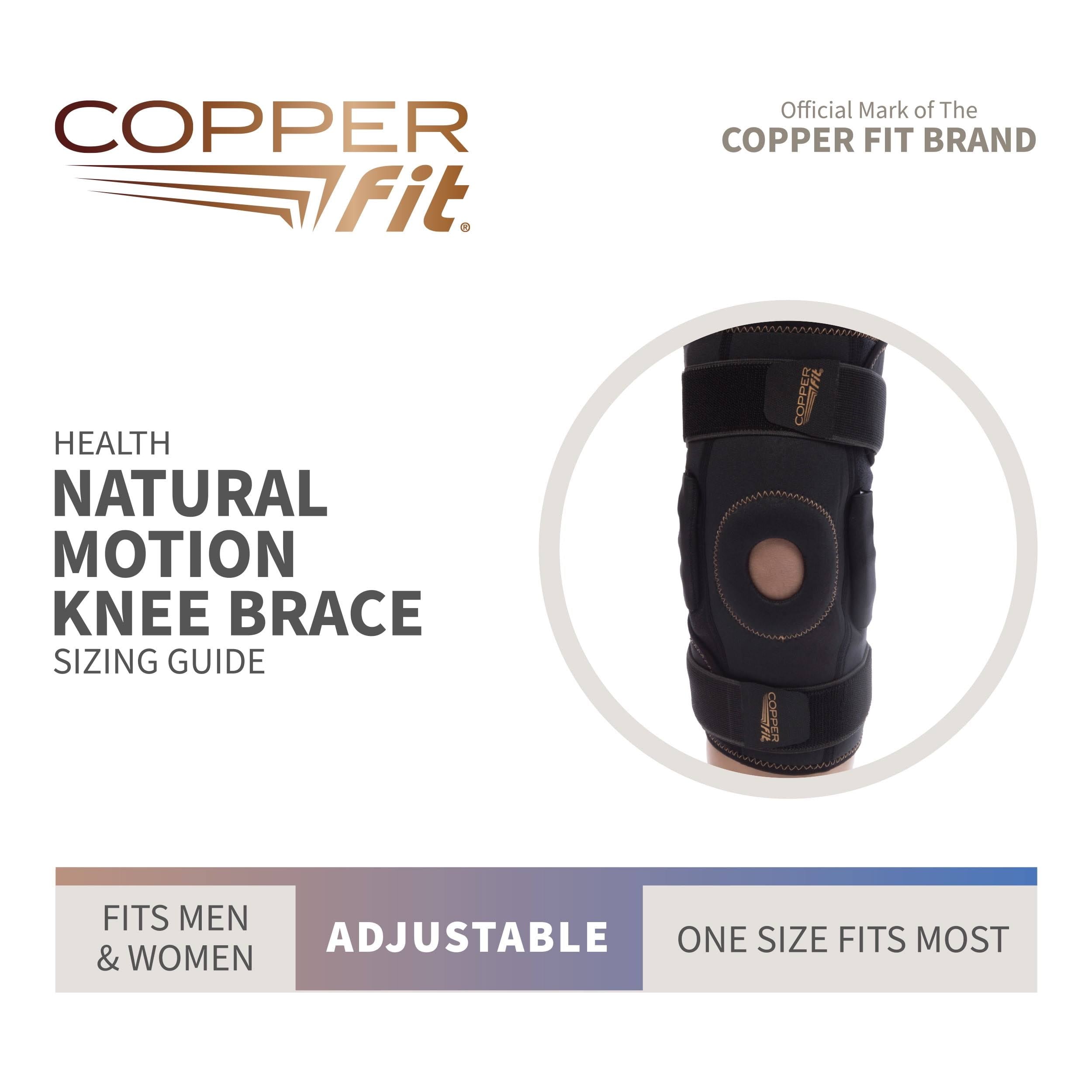 Copper Fit Natural Motion Knee Brace One Size Fits Most