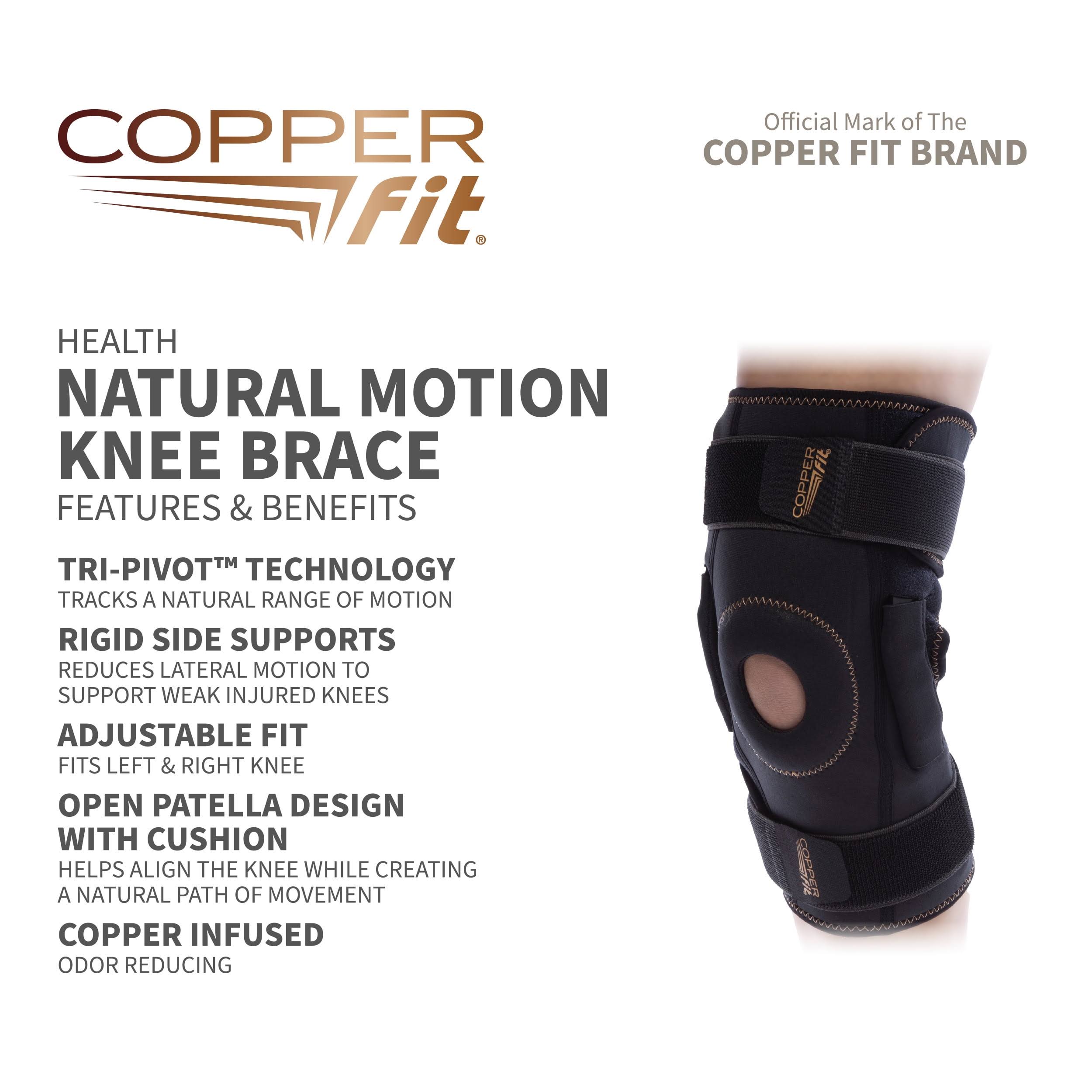 Copper Fit Natural Motion Knee Brace One Size Fits Most