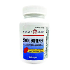Goodsense Stool Softener, Gentle, 100 mg, Softgels