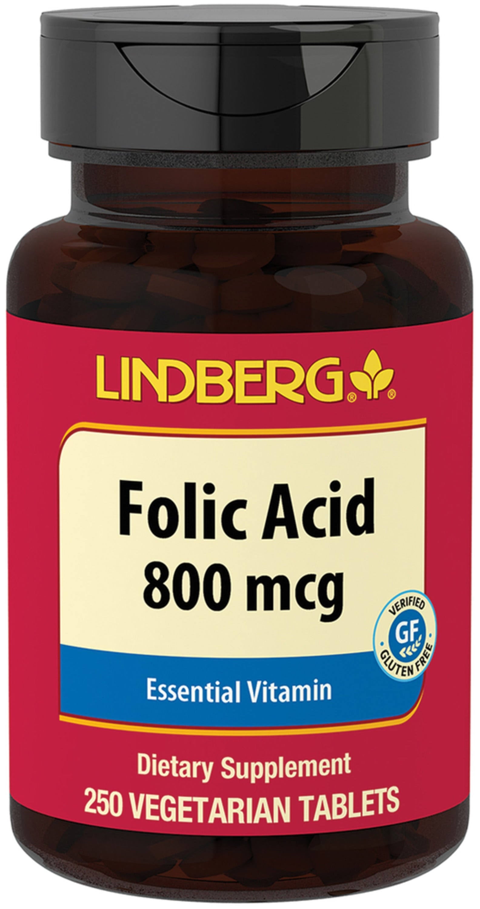 Sundance Folic Acid 800 mcg Tablets, 250 EA